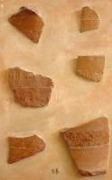 Akr 68. Fragments of relief pithoi