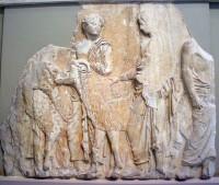 The North Parthenon Frieze, Fourth block N IV, Akr 860 : Sacrificial Procession