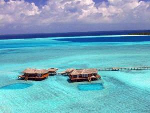 Hilton Maldives Resort & Spa Sunset villa aerial photo