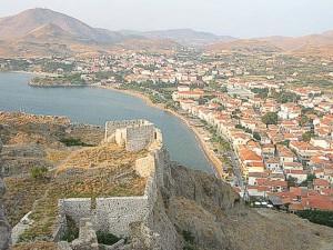 Limnos: Myrina and Part of The Castle