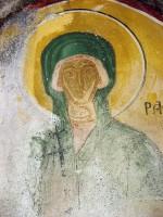 Saint Paraskevi Church: The Icon of the Saint on the Gate Lintel