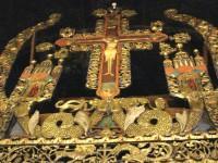 Saint Paraskevi Church: The Top Part of the Wood-carved Gold Plated Iconostasis (Detail)