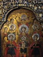 Saint Paraskevi Church: A Gold Plated Icon on the Iconostasis