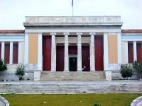 Αθήνα, Εθνικό Αρχαιολογικό Μουσείο: Μετωπική φωτογράφηση της εισόδου