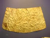 626. Gold funerary breastplate, not decorated.