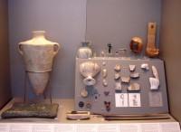 National Archaeological Museun: Gallery IV / Imported objects and raw materials from abroad, most found on the Mycenae acropolis. (General Photo of Window)