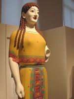 Another photo of the cast of the Athenian Acropolis “Peplos Kore” shown as goddess Athena