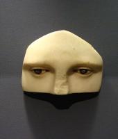15244. Complete upper part of a marble face. From the Asklepieion in Athens. Around 350 B.C. 