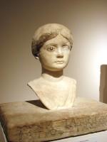 426. Grave bust of a maiden. White marble. Melos. Beginning of the 1st century AD.