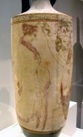 1955. White ground lekythos. Visit to the grave. Eretria. 430-420 B.C. 