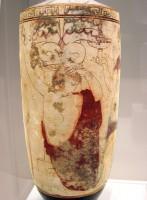 1955. Λευκή λήκυθος. Από την Ερέτρια. Επίσκεψη στον τάφο. Του Ζωγράφου των Γυναικών. 430-420 π.Χ. 
