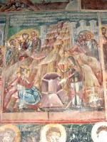 Panayia Mavriotissa Monastery: Jesus and the woman of Samaria at Jacob's well