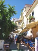 Plaka: Coffee-shops in shaded streets