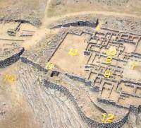 National Archaeological Museum: Detail of part of the model of the Tiryns Citadel