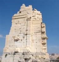 The Philopappos Monument: The western, (back) side of the monument