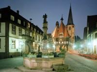 Germany: Hesse, Michelstadt Town Fountain