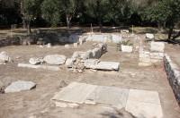 Sanctuary of Olympian Zeus: Foundations and ruins of Classical houses, same area as in the previous photo