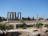 Sanctuary of Olympian Zeus: View of the temple from exactly where the previous photo was taken