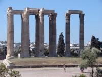 Sanctuary of Olympian Zeus: Short telephoto of part of the temple from the same spot