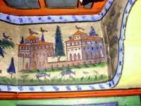 Αρχοντικό του Δόλγκηρα: Διακοσμητικός πίνακας 'ναΐφ' στον υπέρθυρο χώρο