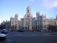 Μαδρίτη, Ισπανία: Το κτήριο του Εθνικού Ταχυδρομείου και η πλατεία de Cibeles