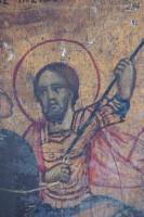 Η Μεγαλόχαρη της Τήνου: Εικόνα του Αγίου Ισίδωρου (κοντινή λήψη)