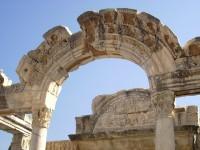 Ephesus Archaeological site: Hadrian's Temple Small Gate (138 AD)