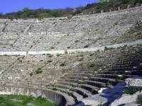 Ephesus Archaeological Site: The Theater photographed from the inside