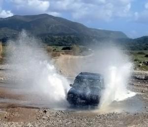 Rhodes Land Rover Safari: Splash, and on we drive!