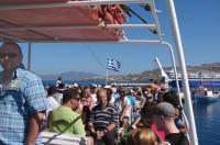 On board our Delos boat
