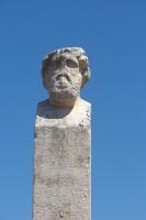 Bust in the Prytaneion (closeup)
