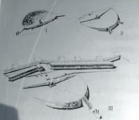 Pnyx Archaeological Site: Drawing of a reconstruction of the three phases of Pnyx