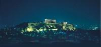 Acropolis of Athens Night View