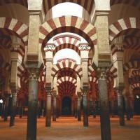Cordoba columns, Spain, Mezquita Cathedral, Mosque