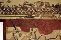 “Antelopes”, Decoration in the top zone of the wall-painting