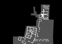 Σχεδιάγραμμα του βόρειου τμήματος του αρχαιολογικού χώρου όπου φαίνεται ο Τομέας Α'
