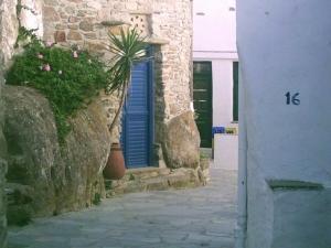 Tinos: a street at the village of Volax