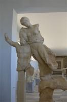 Delos Archaeological Museum: Group of Oreithyia's abduction dy Boreas