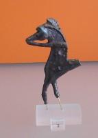 Exh3. Fragment of a horse from a bronze stand of the Cretan-Cypriot type. 8th century BC.