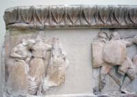 The north frieze of the Treasury of the Siphnians: The Gigantomachy