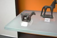 Votive bronze animal figurines dating to the 8th c. BC. 