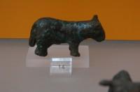 Votive bronze animal figurines dating to the 8th c. BC. 