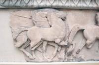 The south frieze of the Siphnian treasury (525 B.C.) Equestrian procession