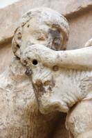 Οι μετόπες του θησαυρού Αθηναίων: Ο Θησέας και ο Μινώταυρος (Λεπτομέρεια)