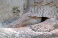 Ανατολική πλευρά της ζωφόρου του Θησαυρού των Σιφνίων (525 π.Χ.) Η Σύναξη των θεών. (Λεπτομέρεια)