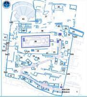 Διάγραμμα του Αρχαιολογικού Χώρου Δελφών για τους αγγλόφωνους επισκέπτες μας