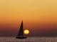 Paros Sunset Sailing back to Parikia