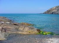 Tinos: The beautiful colors of Livada Beach on Tinos