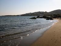 Tinos: Skilandari Beach looking toward Ai. Sostis