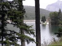 Feneos (Doxa) Lake: Lakeside Forest and St. Fanourios Chapel on the Islet in the Lake